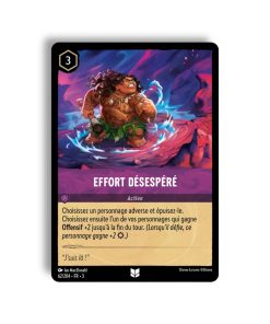 LORCANA Effort désespéré 62/204-Fr-3