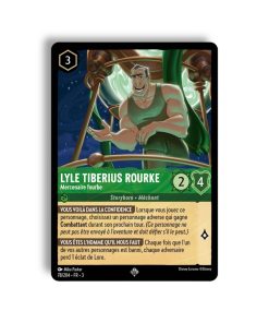 LORCANA Lyle Tiberius Rourke mercenaire fourbe 78/204-Fr-3