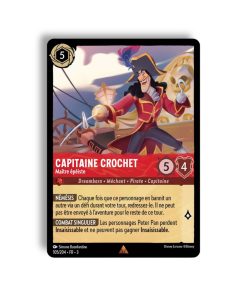 LORCANA Capitaine Crochet maître épéiste 105/204-Fr-3