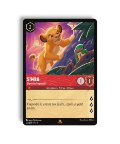 LORCANA Simba lionceau bagarreur 123/204-Fr-3