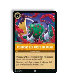 LORCANA Peignons les roses en rouge 30/204-Fr-2