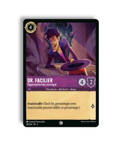 LORCANA Dr Facilier opportuniste bien renseigné 38/204-Fr-2