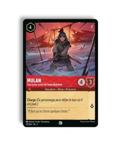 LORCANA Mulan tout juste sortie de l'entrainement 117/204-Fr-2