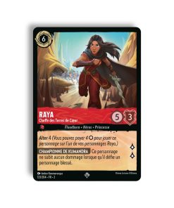 LORCANA RAYA cheffe des terres de cœur 123/204-Fr-2