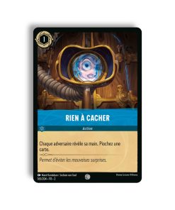 LORCANA Rien à cacher 165/204-Fr-2