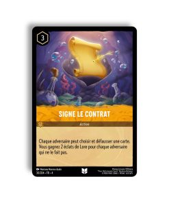 LORCANA signe le contrat 030/204-Fr-4