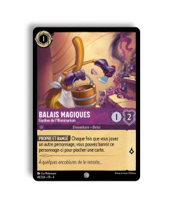 LORCANA  Balais Magiques gardien de l’illuminarium 048/204-Fr-4