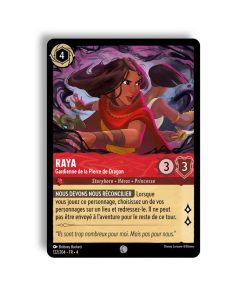 LORCANA RAYA gardienne de la Pierre de Dragon  122/204-Fr-4
