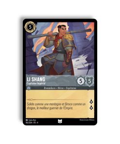 LORCANA Li Shang capitaine impérial  182/204-Fr-4