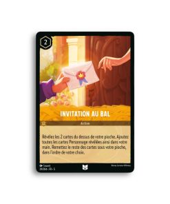 LORCANA  Invitation au bal  029/204-Fr-5