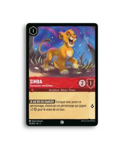  LORCANA Simba successeur aventureux 125/204-Fr-5