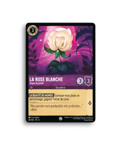  LORCANA LA ROSE BLANCHE joyau du jardin  040/204-Fr-6