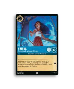 LORCANA VAIANA aventurière de la terre et de la mer  156/204-Fr-7