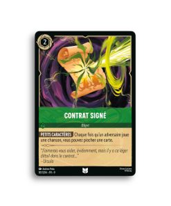 LORCANA CONTRAT SIGNE 101/204-Fr-9-L’Antre Fantaisique