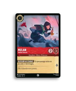 LORCANA MULAN Soldate blessée 125/204-Fr-9-L’Antre Fantaisique