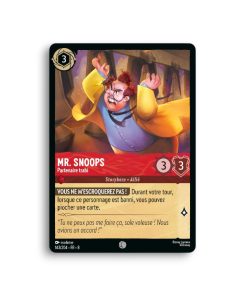 LORCANA MR. SNOOPS Partenaire trahi 143/204-Fr-8-L’Antre Fantaisique