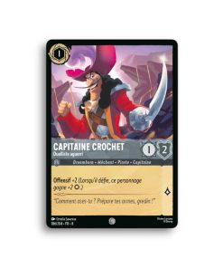 LORCANA CAPITAINE CROCHET Duelliste aguerri 186/204-Fr-8-L’Antre Fantaisique
