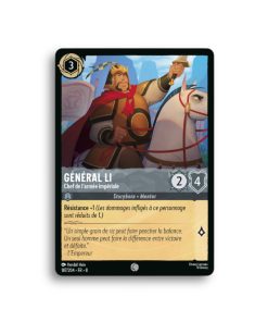 LORCANA GENERAL LI Chef de l’armée impériale 187/204-Fr-8-L’Antre Fantaisique