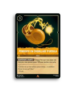 LORCANA PENDENTIF EN COQUILLAGE D’URSULA 33/204-Fr-9-L’Antre Fantaisique