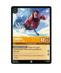 LORCANA Pumbaa, Phacochère hivernal 004/204-Fr11