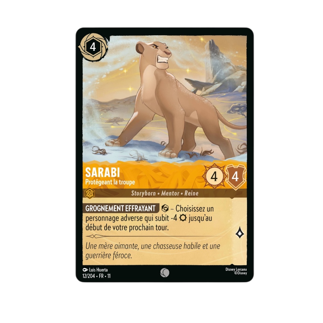 LORCANA Sarabi, Protégeant la troupe 012/204-Fr11