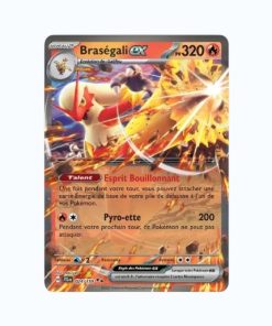 Carte Pokémon–Braségali ex–24/159-Aventures Ensemble-Double Rare