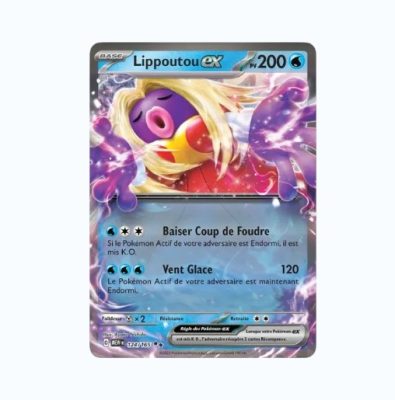 Carte Pokémon–Lippoutou ex–124/165-151-Double Rare