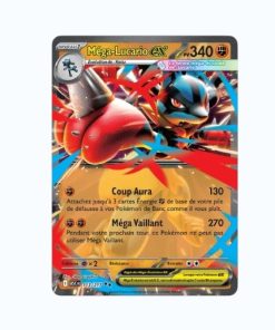 Carte Pokémon-Méga-Lucario ex–113/217-Héros Transcendants-Double Rare