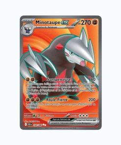Carte Pokémon–Minotaupe ex –160/86-Foudre Noire-Ultra Rare