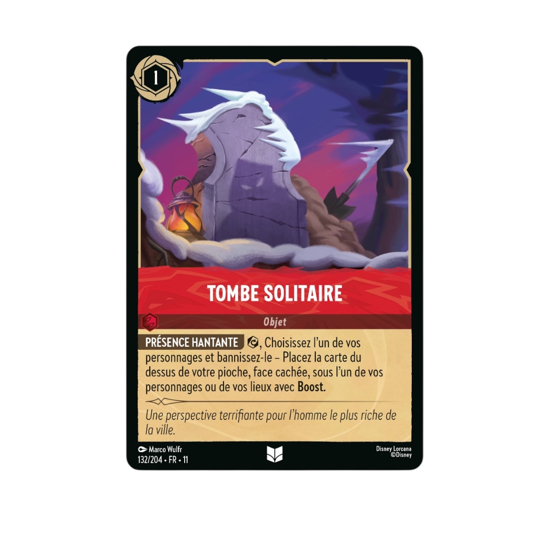 LORCANA Tombe solitaire 132/204-Fr11